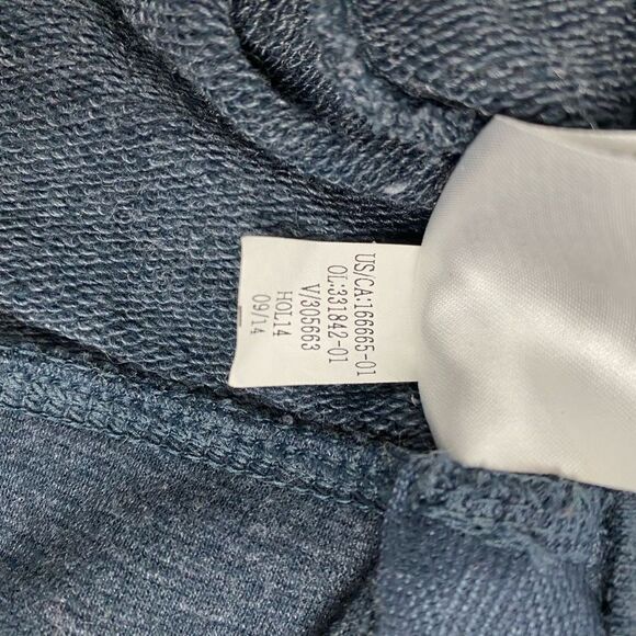 Banana Republic Blue Zippered Side Crewneck Sweatshirt size Small - Picture 5 of 6